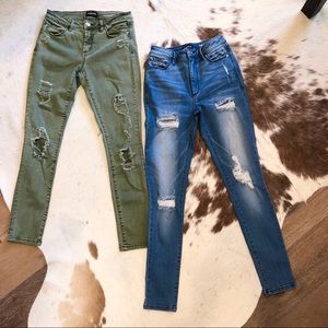 2 Pairs Of Skinny Jeans